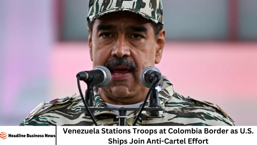 Venezuela Stations Troops at Colombia Border as U.S. Ships Join Anti-Cartel Effort
