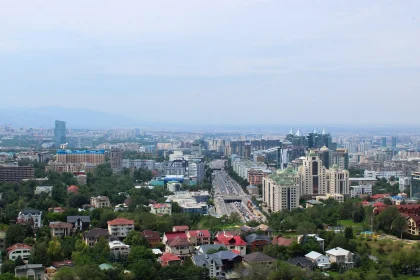 City skyline and digital infrastructure in Central Asia - Central Asia Builds Its Own Platforms After Yandex Strikes