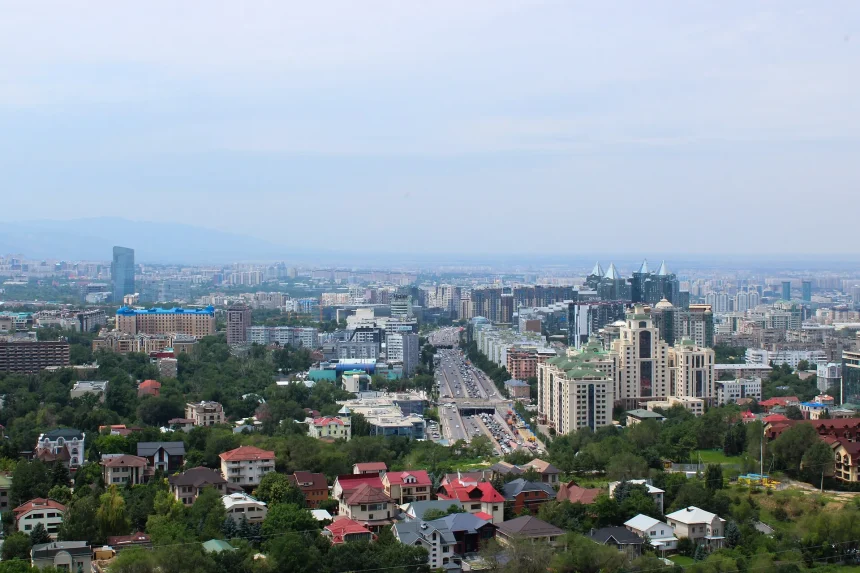 City skyline and digital infrastructure in Central Asia - Central Asia Builds Its Own Platforms After Yandex Strikes